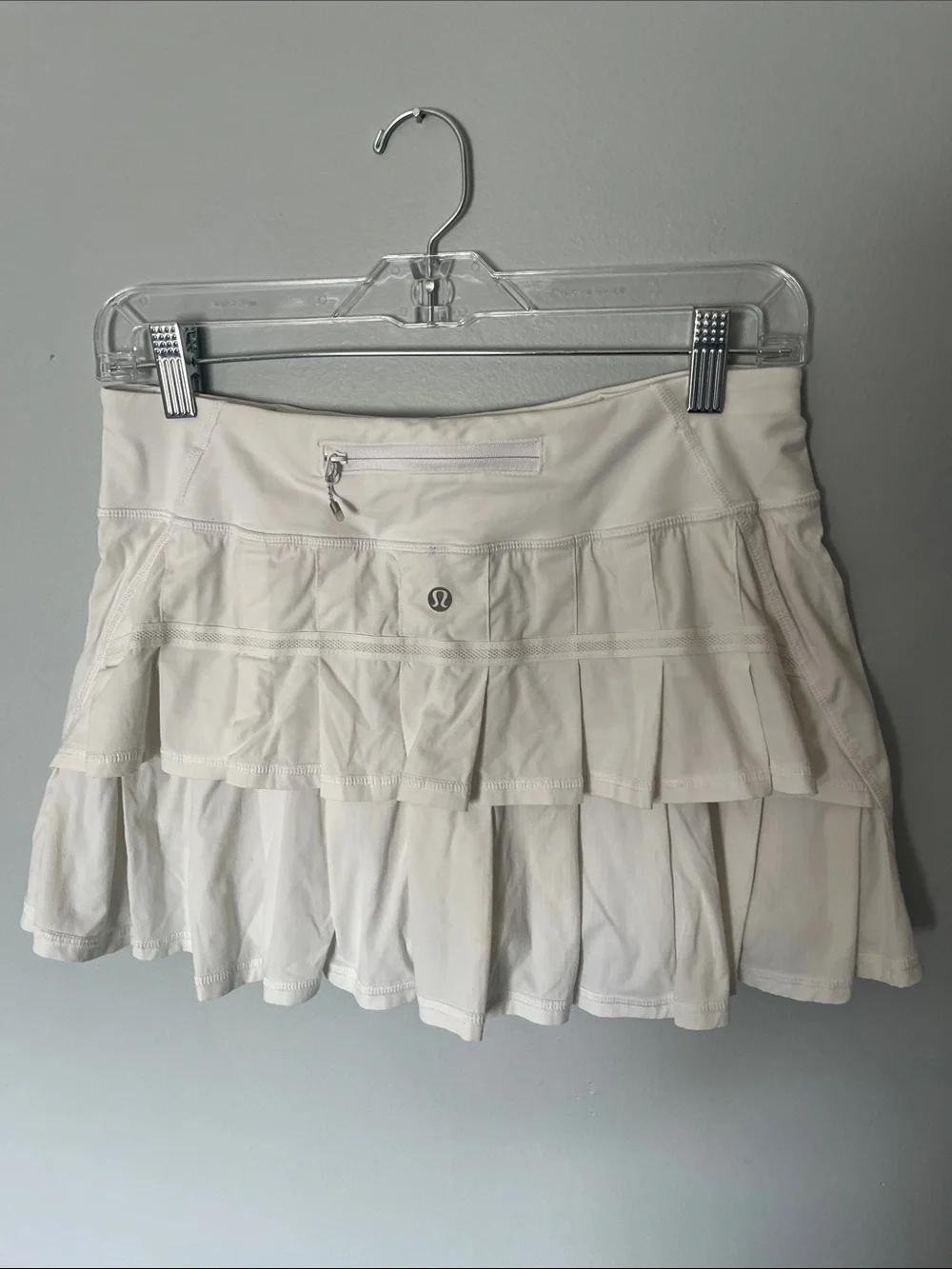 lululemon athletica Cream White Mini Skort